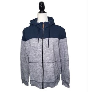 L.O.G.G. Label Of Graded Goods H&M Women's Hoodie Size L Full Zip Fleece Lined